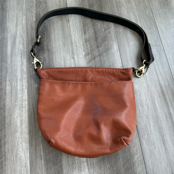 Strey Designs Leather Crossbody Bag • British Tan - Picture 1 of 10